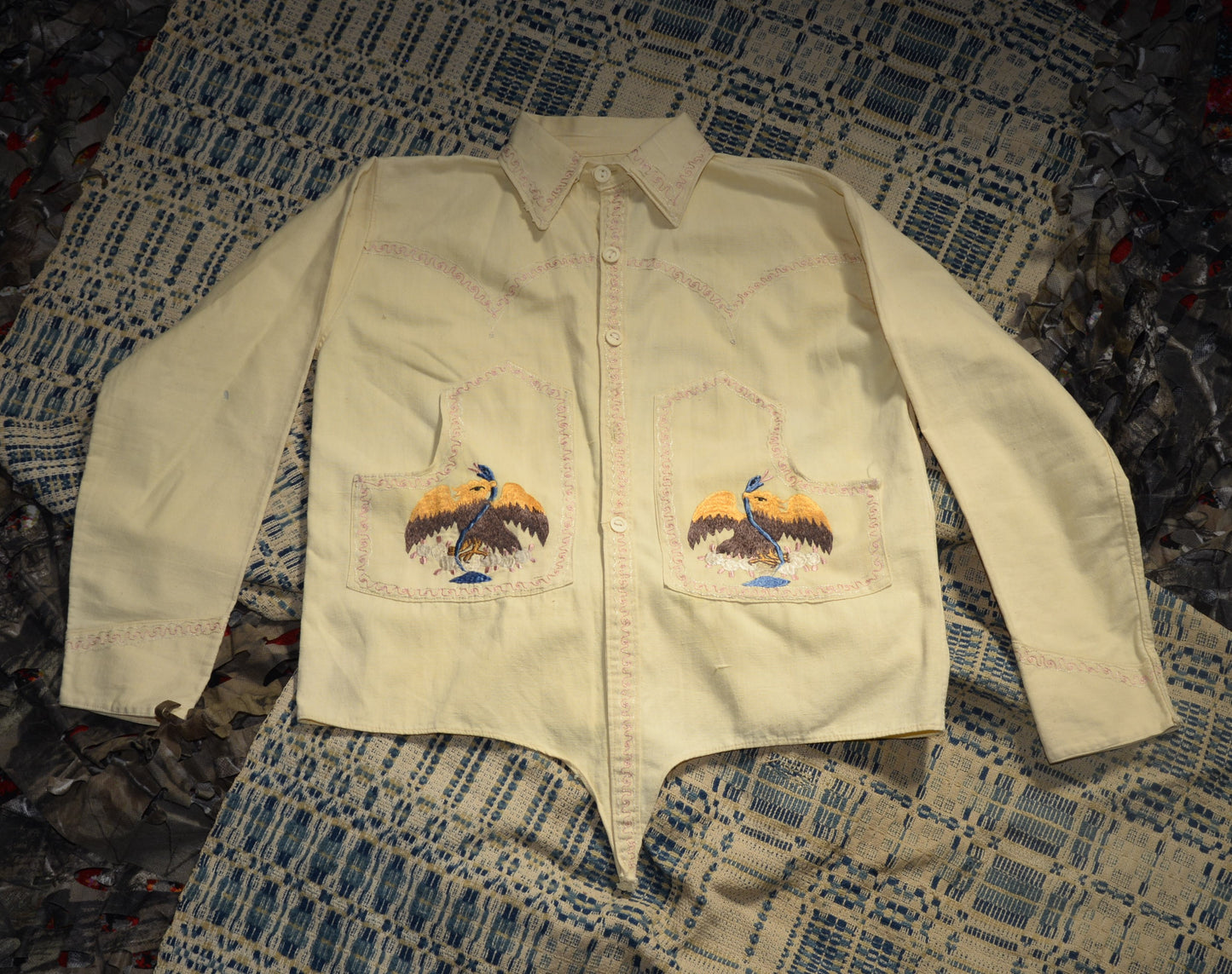 1950's Mexican SOUVINER SHIRT/JACKET