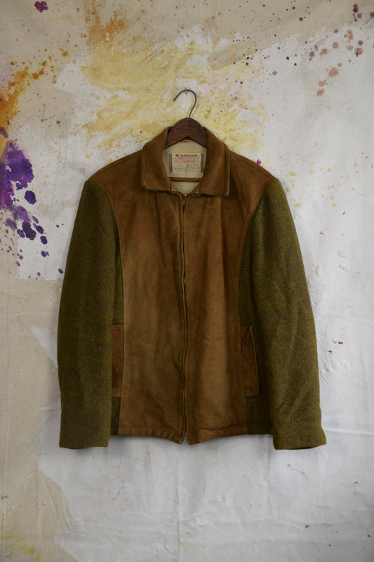 1960's McGregor Wool and Suede Leather combination Jacket