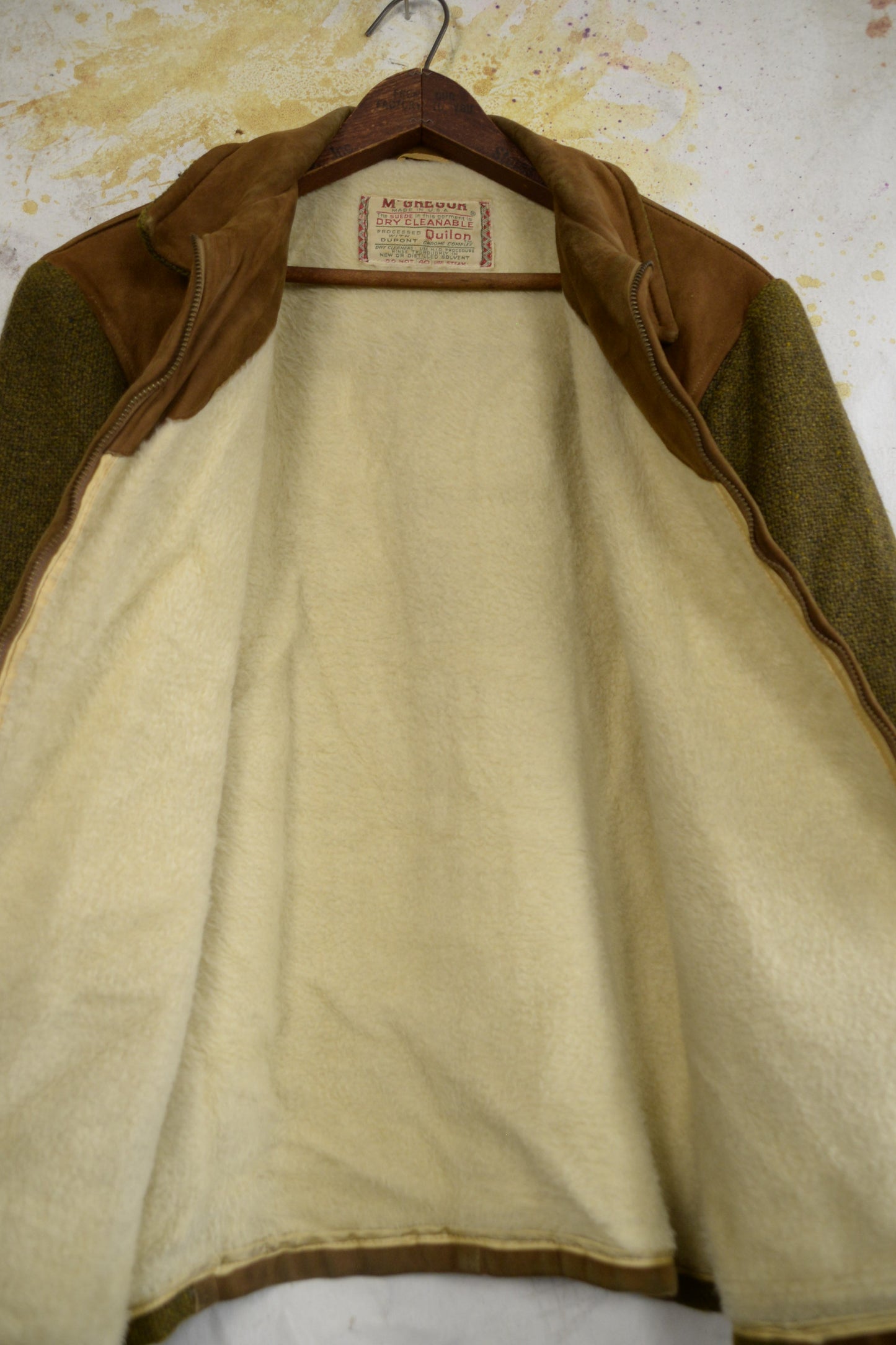 1960's McGregor Wool and Suede Leather combination Jacket