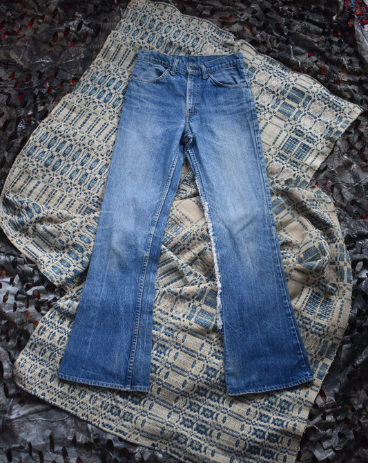 1970's Orange tab LEVIS bellbottoms