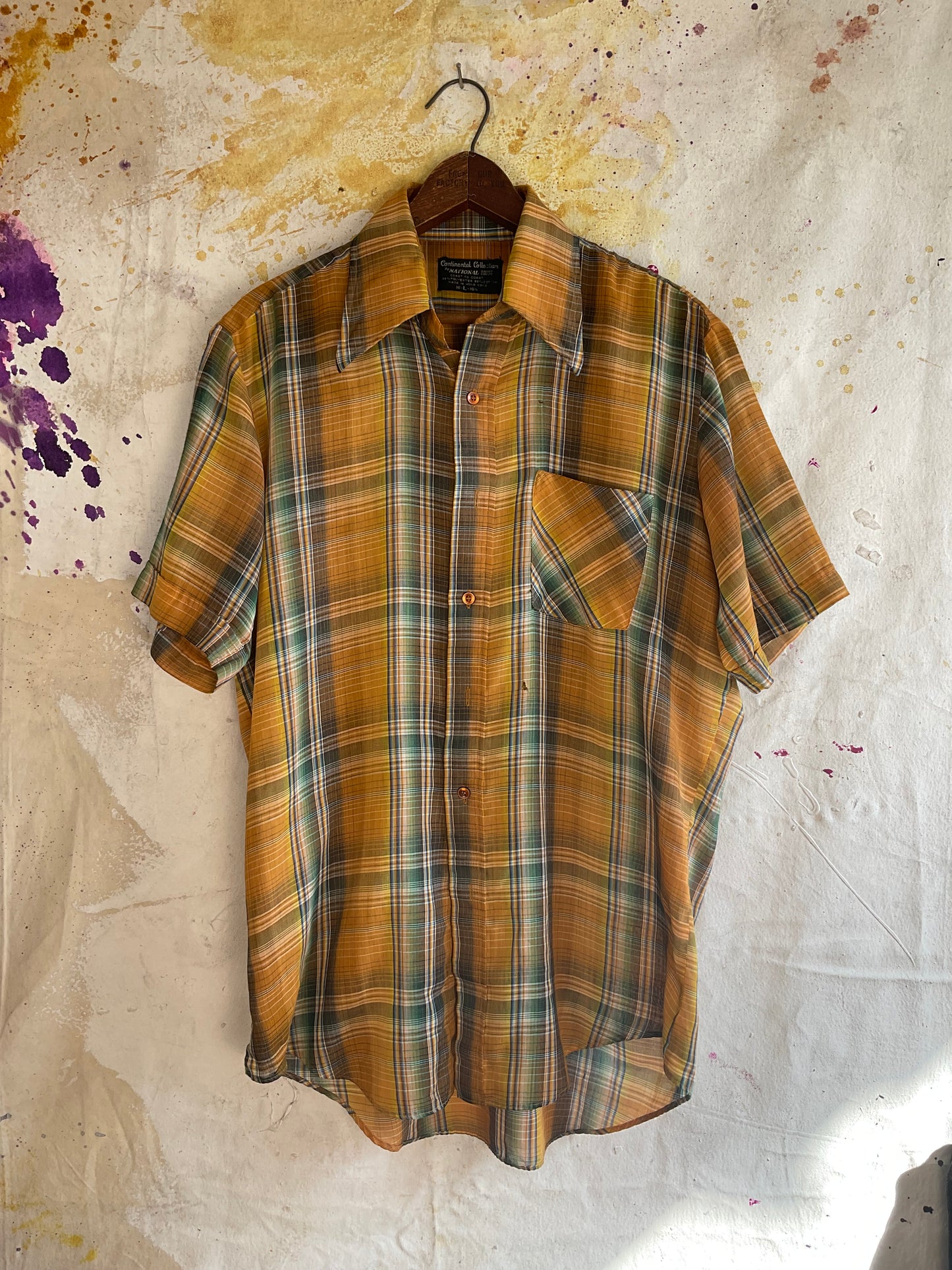 1970’s Short Sleeve, size Medium