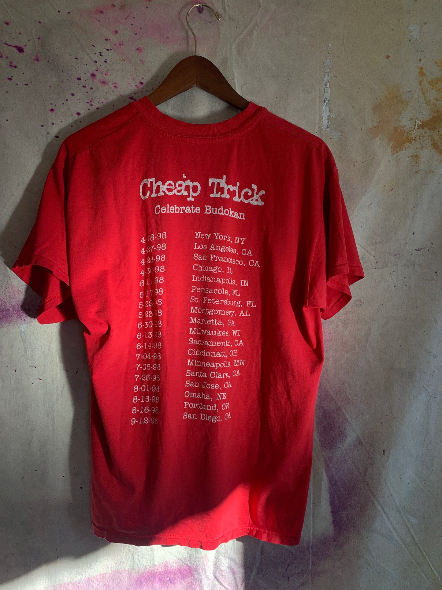 1990's Cheap Trick Live at Budokan Tee Shirt