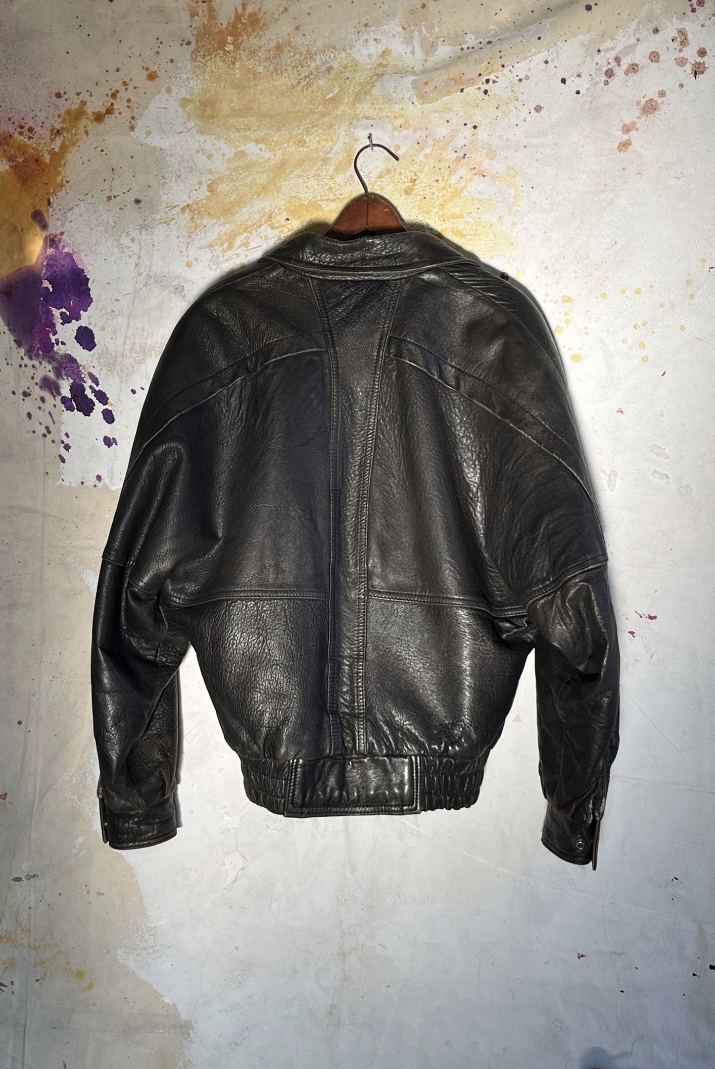 1980s California L.A. Leather Jacket